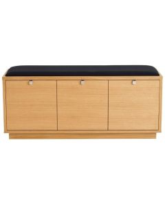 Rowico Confetti-istuinpenkki 3, tammi/musta kangas