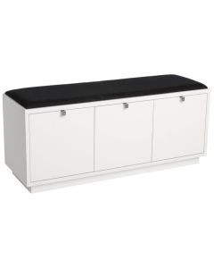 Rowico Confetti istuinpenkki 3, valkoinen/musta