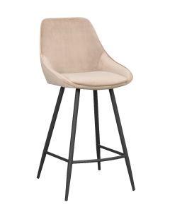 Rowico Sierra baarijakkara, beige sametti/musta