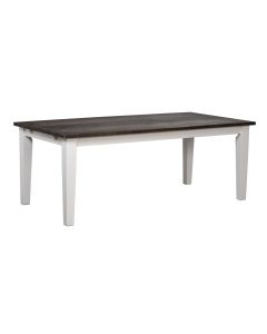 Rowico Nottingham ruokapöytä 100x200, valkoinen