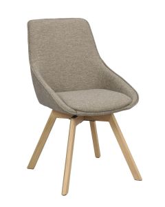 Rowico Alison tuoli tumma beige, tammijalat