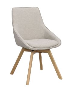 Rowico Alison ruokapöydän tuoli, beige/tammi