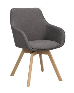 Rowico Alison nojatuoli, tummanharmaa