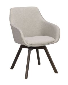 Rowico Alison nojatuoli, beige/ruskea