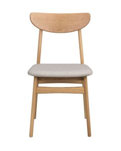 Rowico Rodham tuoli, tammi/harmaa beige