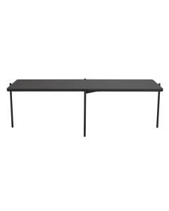 Rowico Shelton sohvapöytä 145x60cm, öljytty musta