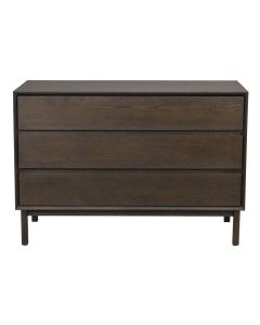 Rowico Mackay leveä lipasto, ruskea tammi