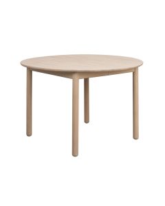 Rowico Derrymore ruokapöytä pyöreä 120cm, valkopesty tammi