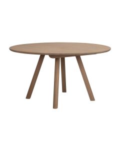 Rowico Clapperton ruokapöytä pyöreä 140cm, vaalea tammi