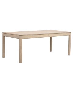 Rowico Gardner ruokapöytä 200x95cm, valkopesty tammi