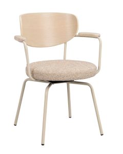 Rowico Merrick nojatuoli, tumma beige