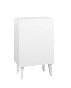 Hiipakka Vilja lipasto 50 cm kaapilla, valkoinen