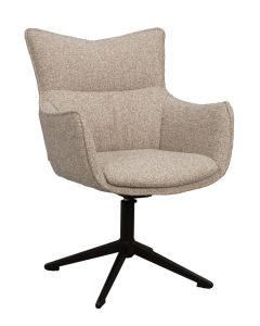 Rowico Fresno nojatuoli, beige/musta