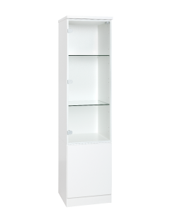 LM Ojala Lilja nro 1+16 vitriini, valkoisella rungolla 