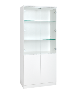 LM Ojala Lilja nro 7 + 17 vitriini, valkoinen runko