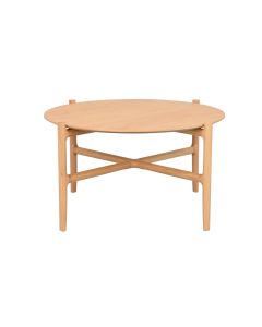 Rowico Holton 87 cm pyöreä sohvapöytä, tammi