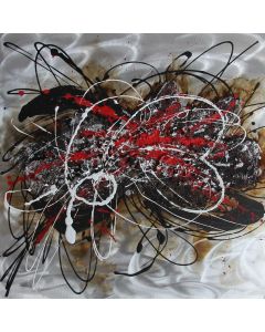 Canvastaulu 60x60, metallisävy