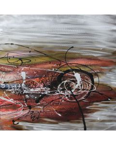 Canvastaulu 60x60, metallisävy