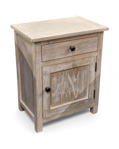 Provence yöpöytä, vintagepuuta