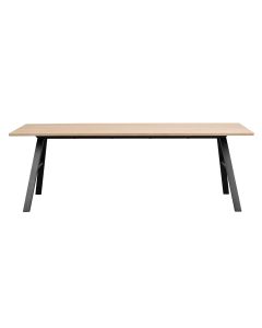 Rowico Brigham ruokapöytä 90x220cm, valkopesty