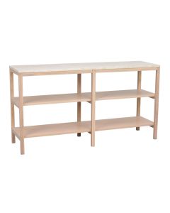 Rowico Orwel sivupöytä, beige/valkopesty