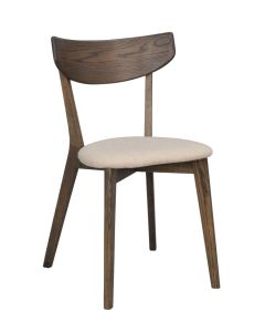 Rowico Ami tuoli, ruskea/beige kangas