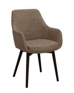 Rowico Denley käsinojatuoli, tumma beige/ruskea