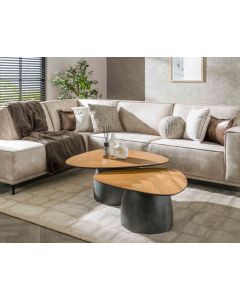 Amsterdam 2-osainen sohvapöytä, ääretön