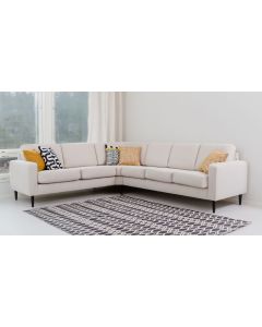 Svanefors Staffan 160x230 cm, musta-valkoinen