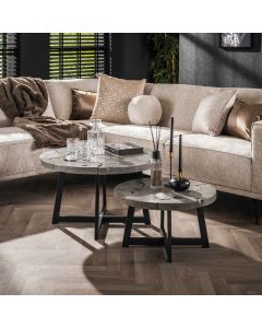 Amsterdam sohvapöytäsarja, harmaa