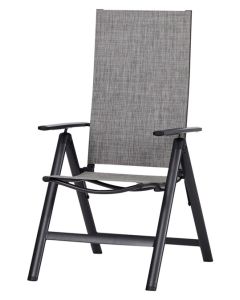 Rico säädettävä lepotuoli, harmaa