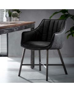 Amsterdam nojatuoli, harmaa