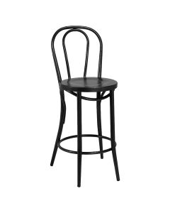 Bistro Metal baarituoli, musta