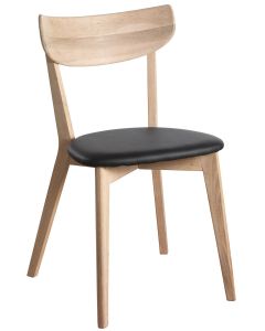 Rowico Ami tuoli, valkopesty/ musta keinonahka