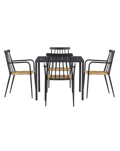 Moonlight 90x90 pöytä + Alvin tuolit