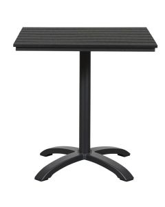 Mocca pieni parvekepöytä 70x70cm, musta
