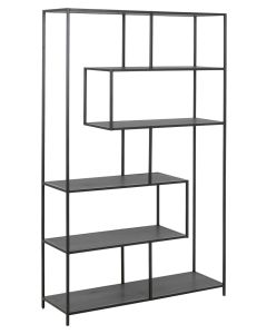 Seaford avohylly 7 musta 114x35x185 cm