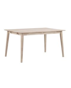 Rowico Filippa ruokapöytä 140cm, valkopesty tammi