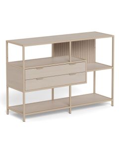 Seaford avohylly 9 laatikoilla harmaa 114x35x78 cm