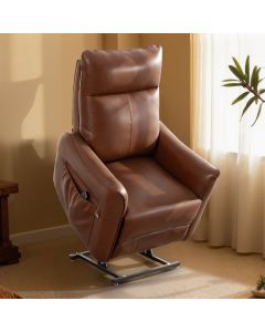 Aarni nostava mekanismituoli, ruskea nahka