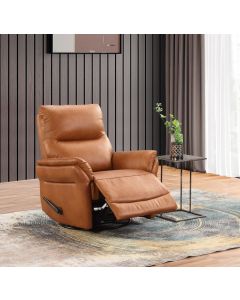 Texas reclinertuoli, ruskea nahka