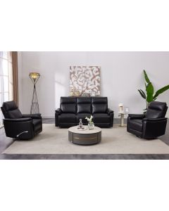 Arizona 3+1+1 sohvakalusto mekanismeillä, musta