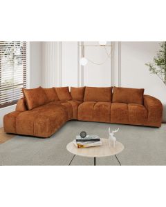 Aurora avokulmasohva, kupari