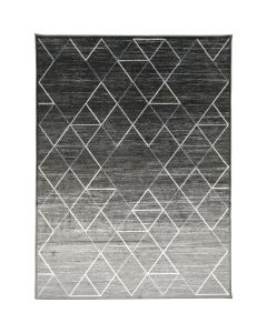 Ava Harmaa viskoosi-matto, eri kokoja