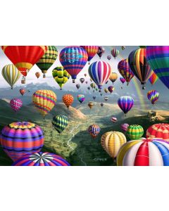 Canvastaulu 100 x 140 x 4 cm Balloonland 1