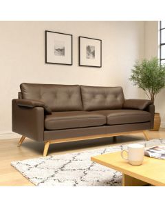 BD Möbel Eastwood nahkasohva 3-ist, ruskea