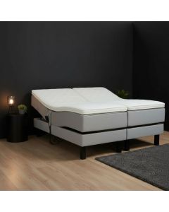 Unico Black-2 moottorisänky 180x200, vaaleanharmaa