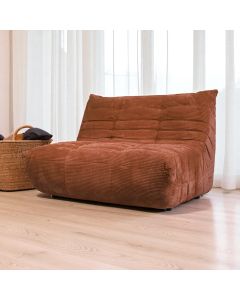 Bono sohva 2-ist vakosametti, oranssi