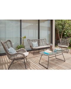 Brisbane sohvaryhmä 2+1+1+pöytä, ulkokaluste