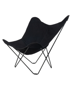 Cuero Lepakkotuoli Canvas Mariposa, musta